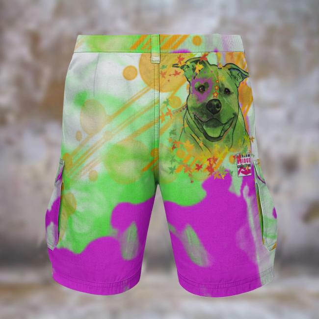 Preview: Cargohose mit Angel - Hose, lang oder kurz, bunt, 100% Polyester, Grösse S-5XL, fester Stoff, Normale Passform, SOKA, Listenhund, AmStaff, Staff, Staffordshire, PitBull, Pit